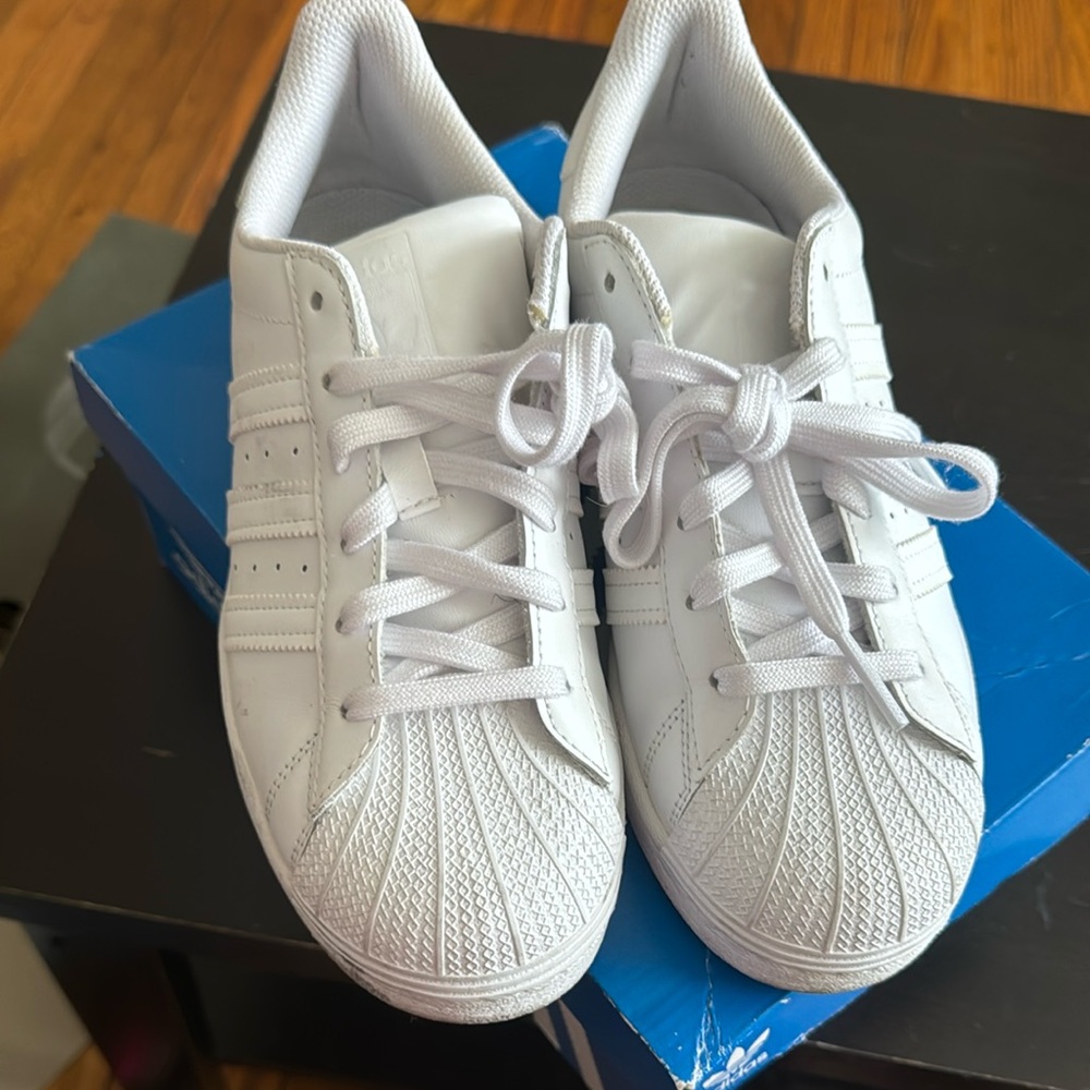 Adidas White Kids Shoes